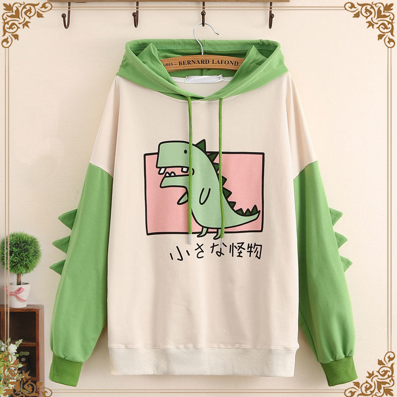 Girls Spring And Autumn College Style High Junior High School Girls Plus Velvet Spring Clothes
