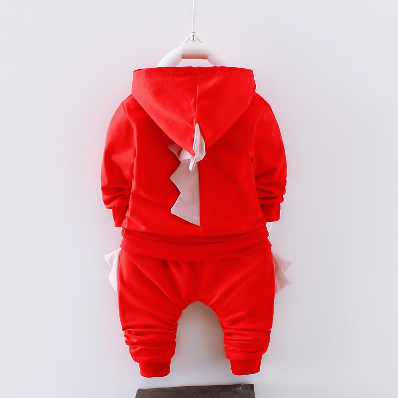 Dinosaur long sleeve children's suit.