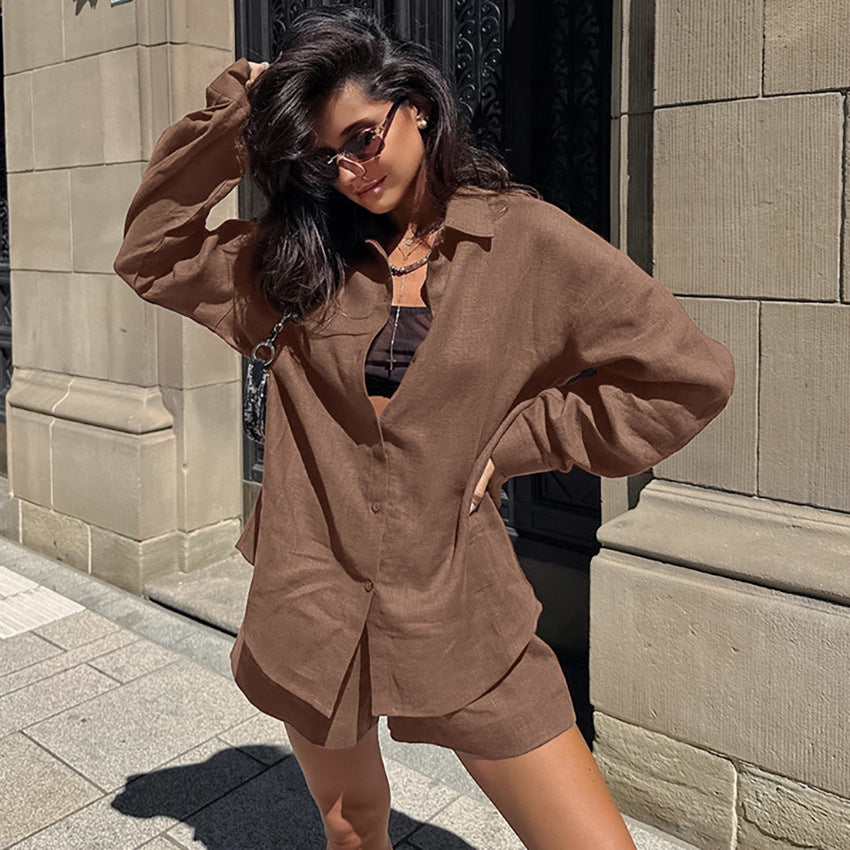 European And American Fashion Cool High Waist Casual Suit Women