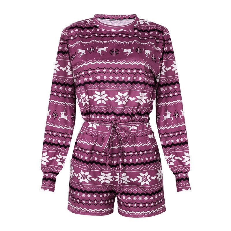 European And American Explosive National Wind Printing Long Sleeves