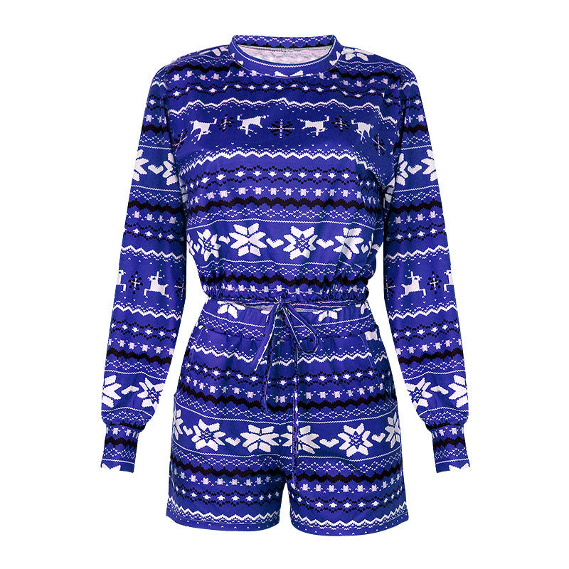 European And American Explosive National Wind Printing Long Sleeves