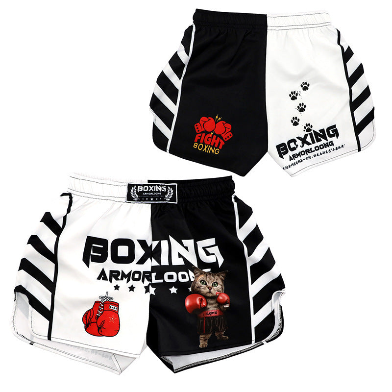 Boxing Cat Fighting Sports | MMA Shorts.