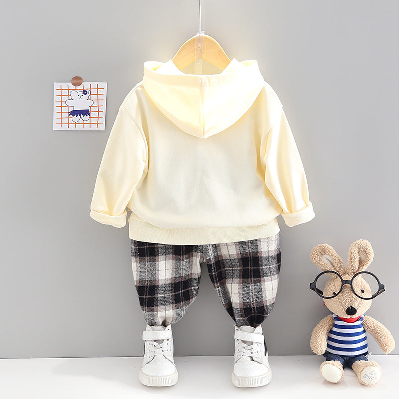 Autumn Clothes Children's Hooded Sweater.
