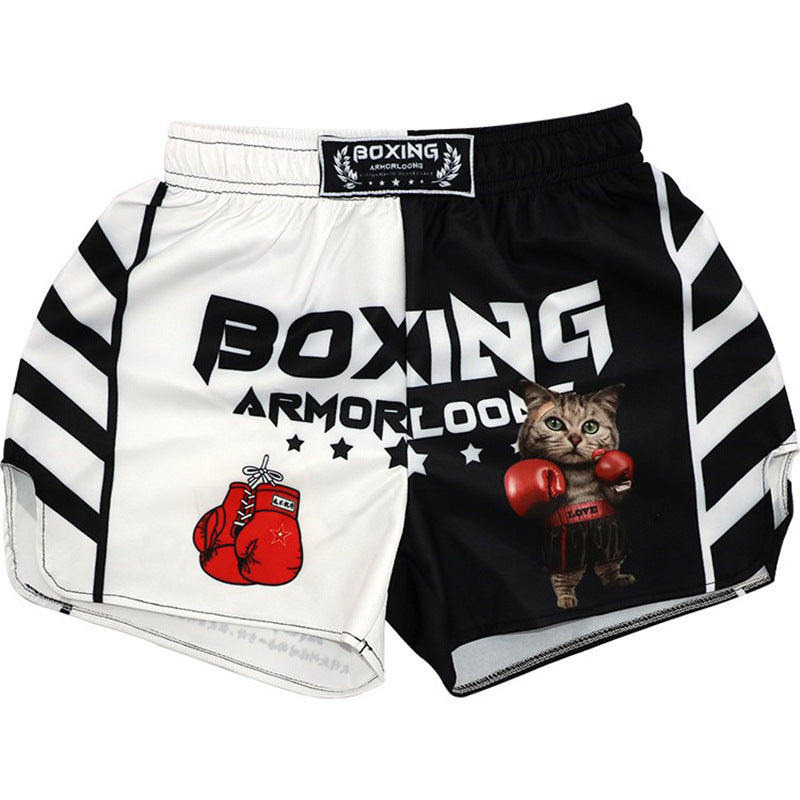 Boxing Cat Fighting Sports | MMA Shorts.