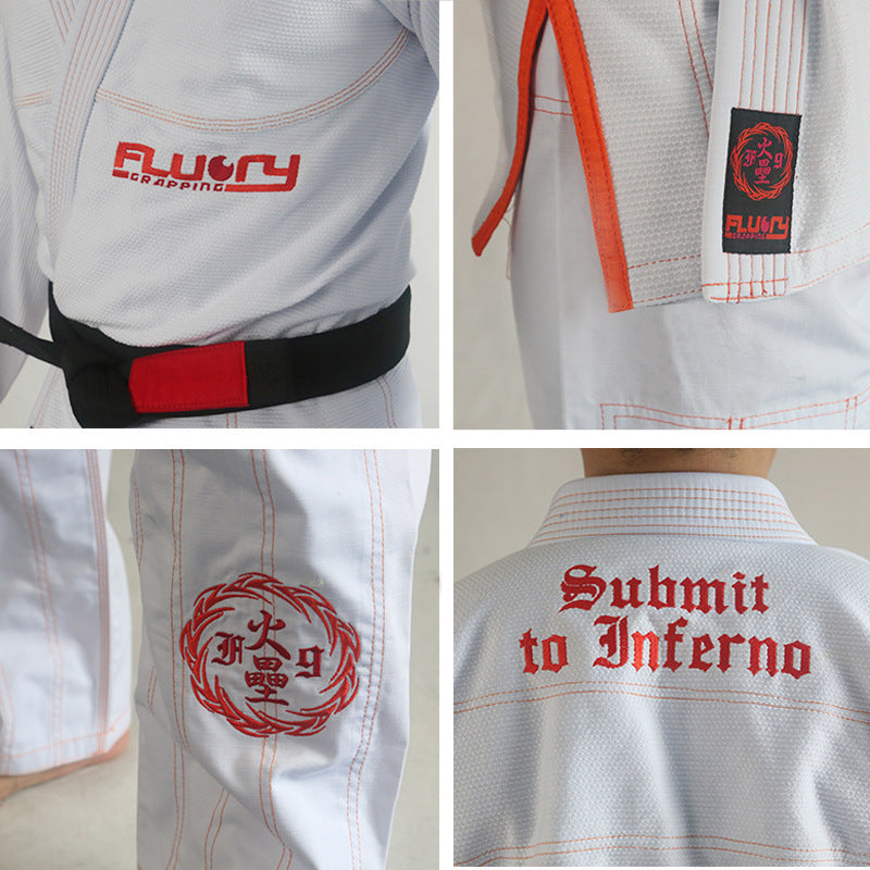 3 Colours Fluory Brazilian Jiu Jitsu Gi for Men And Women