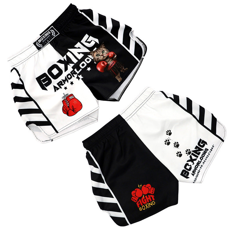Boxing Cat Fighting Sports | MMA Shorts.