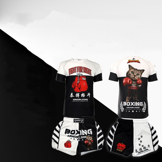 Boxing Cat Fighting Sports | MMA Shorts.