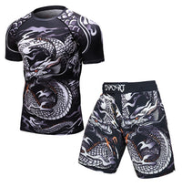 10 Varients MMA Compression, Rashguard, Spats & T Shirt.