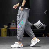 Functional windy night reflective loose pants