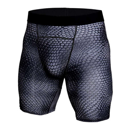 5 VERIENTS SNAKE BJJ COMPRESSION SHORTS.