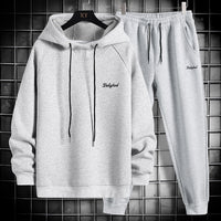 Spring And Autumn New Sweater Suit Men's Trend Matching Hooded Jacket Casual Sportswear Couple Outfit
