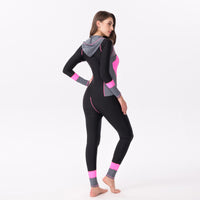 New Women One Piece Swimsuit Rash Guard Slim Long Sleeve.
