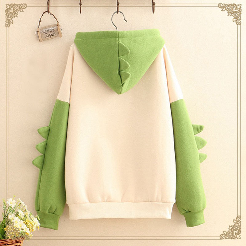 Girls Spring And Autumn College Style High Junior High School Girls Plus Velvet Spring Clothes