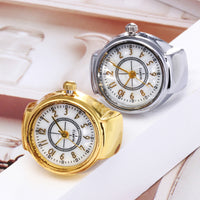 Gold Digital Ring Watch Student Watch Jewelry.