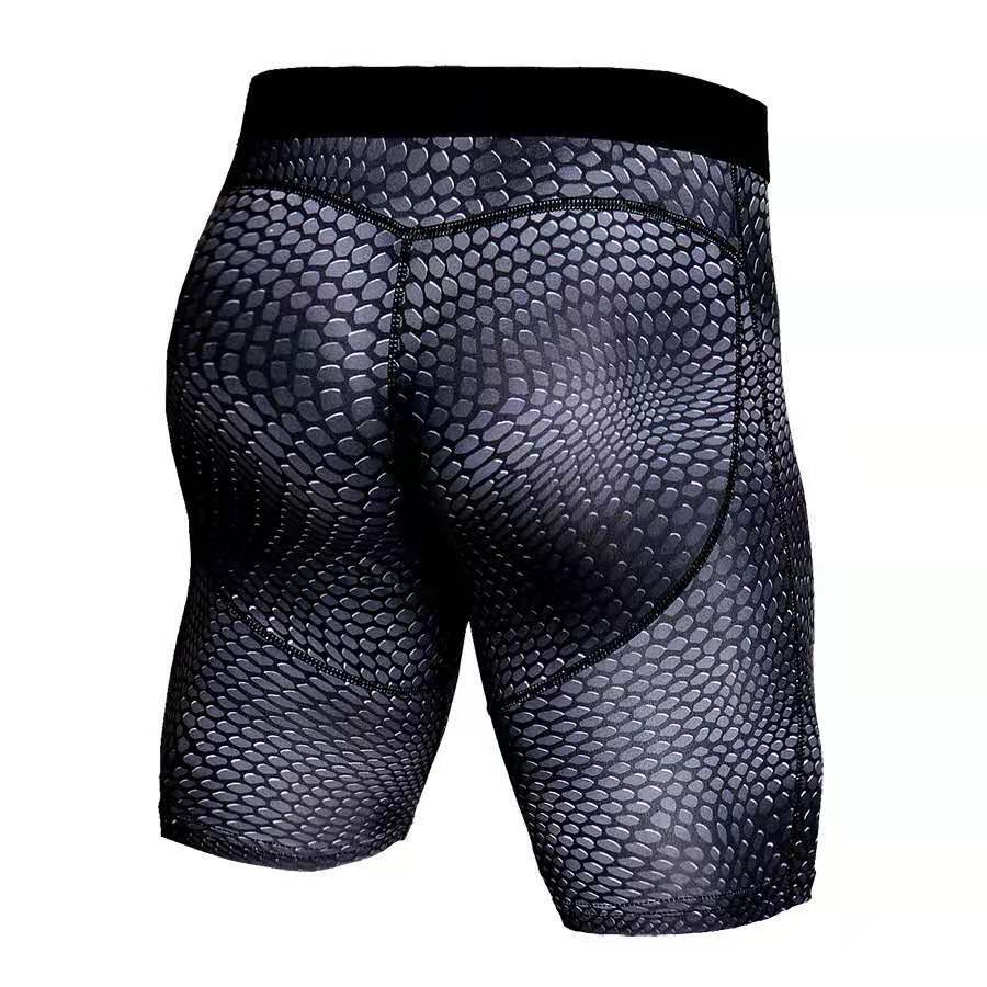 5 VERIENTS SNAKE BJJ COMPRESSION SHORTS.