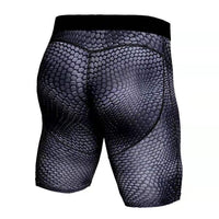 5 VERIENTS SNAKE BJJ COMPRESSION SHORTS.