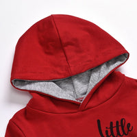 Boys Long Sleeve Hooded Sweatshirt Set.