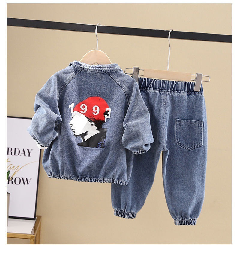 Boys Spring Clothing New Clothes Fashionable Handsome Children's Clothing.