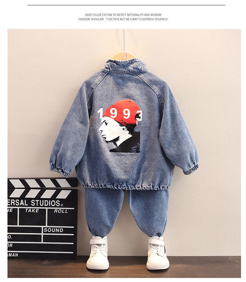 Boys Spring Clothing New Clothes Fashionable Handsome Children's Clothing.