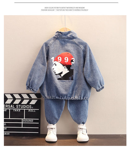 Boys Spring Clothing New Clothes Fashionable Handsome Children's Clothing.