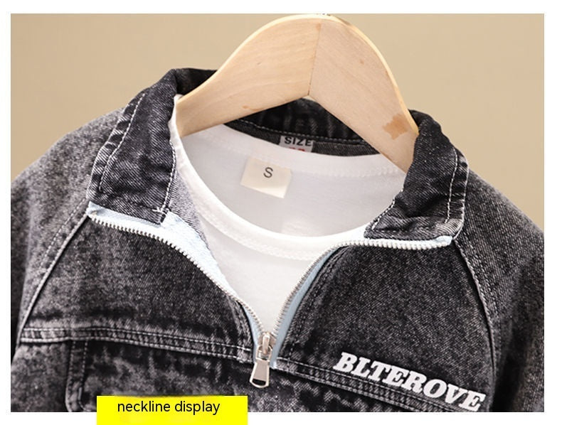 Boys Spring Clothing New Clothes Fashionable Handsome Children's Clothing.