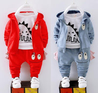 Dinosaur long sleeve children's suit.