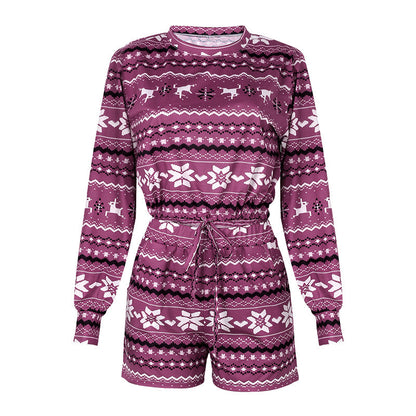 European And American Explosive National Wind Printing Long Sleeves