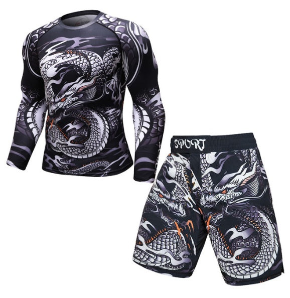10 Varients MMA Compression, Rashguard, Spats & T Shirt.