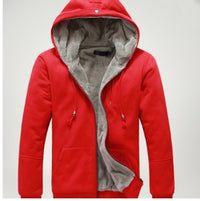 Aliexpress explosion of autumn and winter fashion men's cashmere sweater with Korean thickened hooded cardigan coat color.