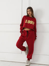 Women's Long Sleeved Hoodie Set.