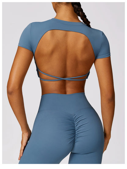 Women's Brushed Back Skinny Running Sports Outerwear Quick-drying Workout Clothes Suit
