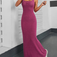 Women's Solid Color Elegant Slim Sleeveless Dress