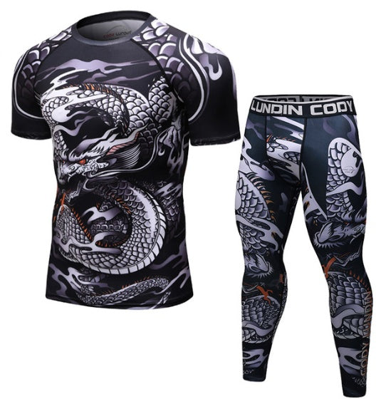 10 Varients MMA Compression, Rashguard, Spats & T Shirt.
