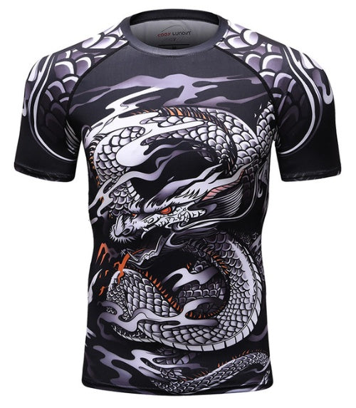 10 Varients MMA Compression, Rashguard, Spats & T Shirt.