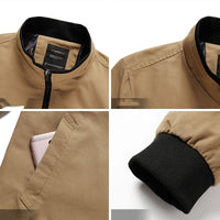 Loose Middle-aged And Elderly Stand-up Collar Jacket