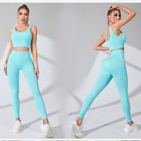 Exercise Yoga Clothes Suit Quick-drying Lightweight Breathable High Elastic Running Fitness Sportswear