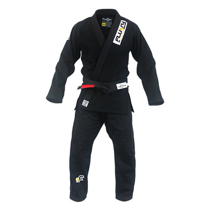 3 Colours Fluory Professional Black  Brazilian Jiu-jitsu Gi