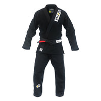 3 Colours Fluory Professional Black  Brazilian Jiu-jitsu Gi