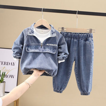 Boys Spring Clothing New Clothes Fashionable Handsome Children's Clothing.