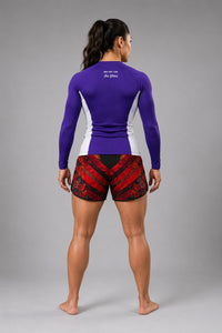 Jitsuninja Unisex Rash Guard | Long Sleeve Compression Top for BJJ & MMA