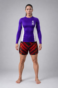 Jitsuninja Unisex Rash Guard | Long Sleeve Compression Top for BJJ & MMA