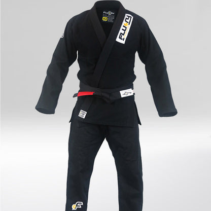 3 Colours Fluory Professional Black  Brazilian Jiu-jitsu Gi