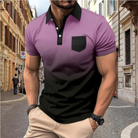 Men's Printed Dots Gradient Pocket
