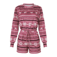 European And American Explosive National Wind Printing Long Sleeves